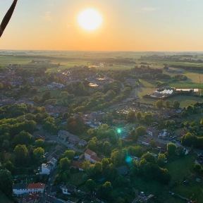 Vol en montgolfière dans le Brabant Wallon