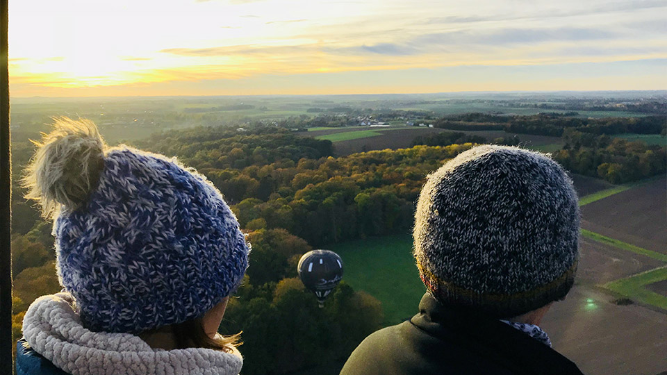 Voyage convivial en Montgolfière